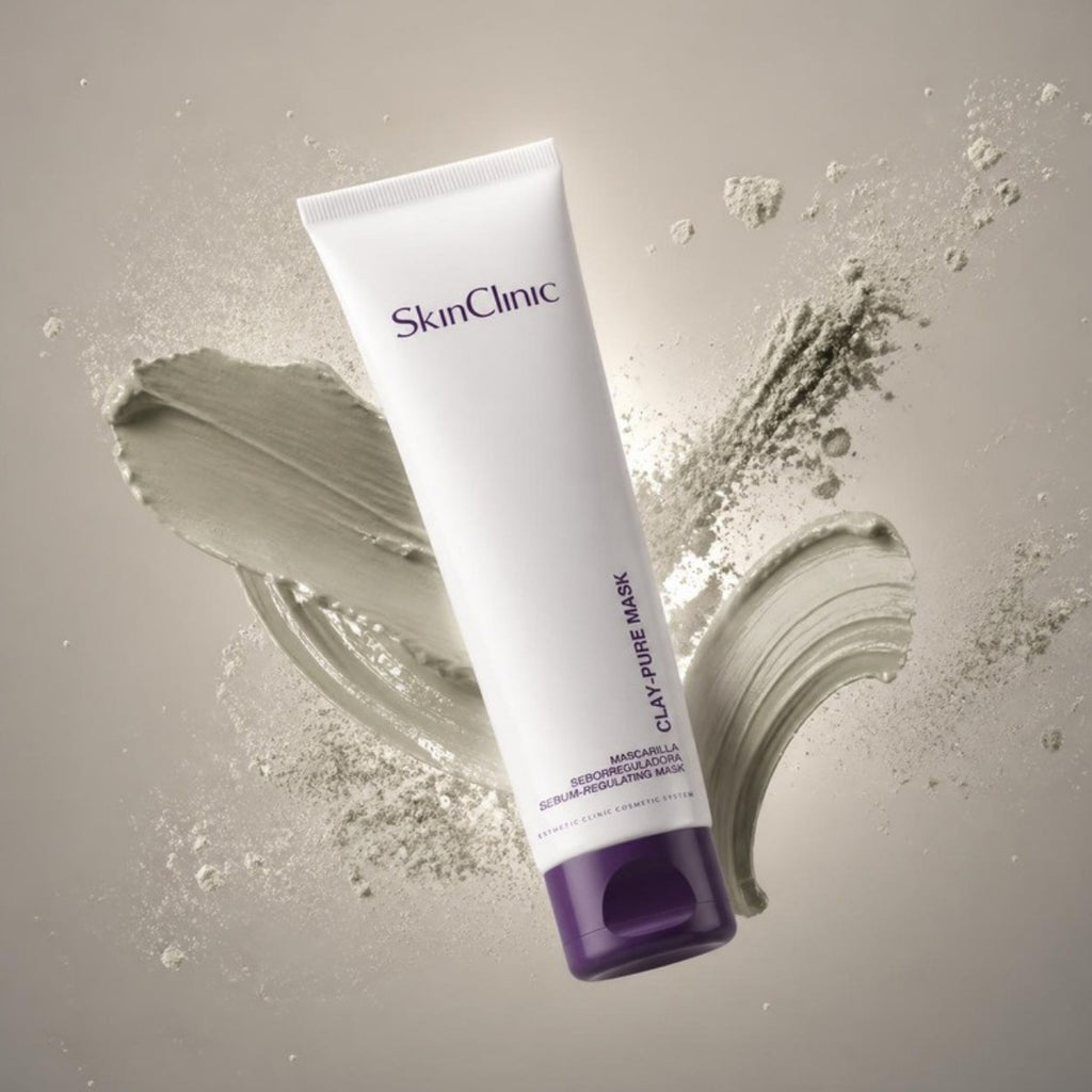 Clay-Pure Mask de SkinClinic con textura de arcilla