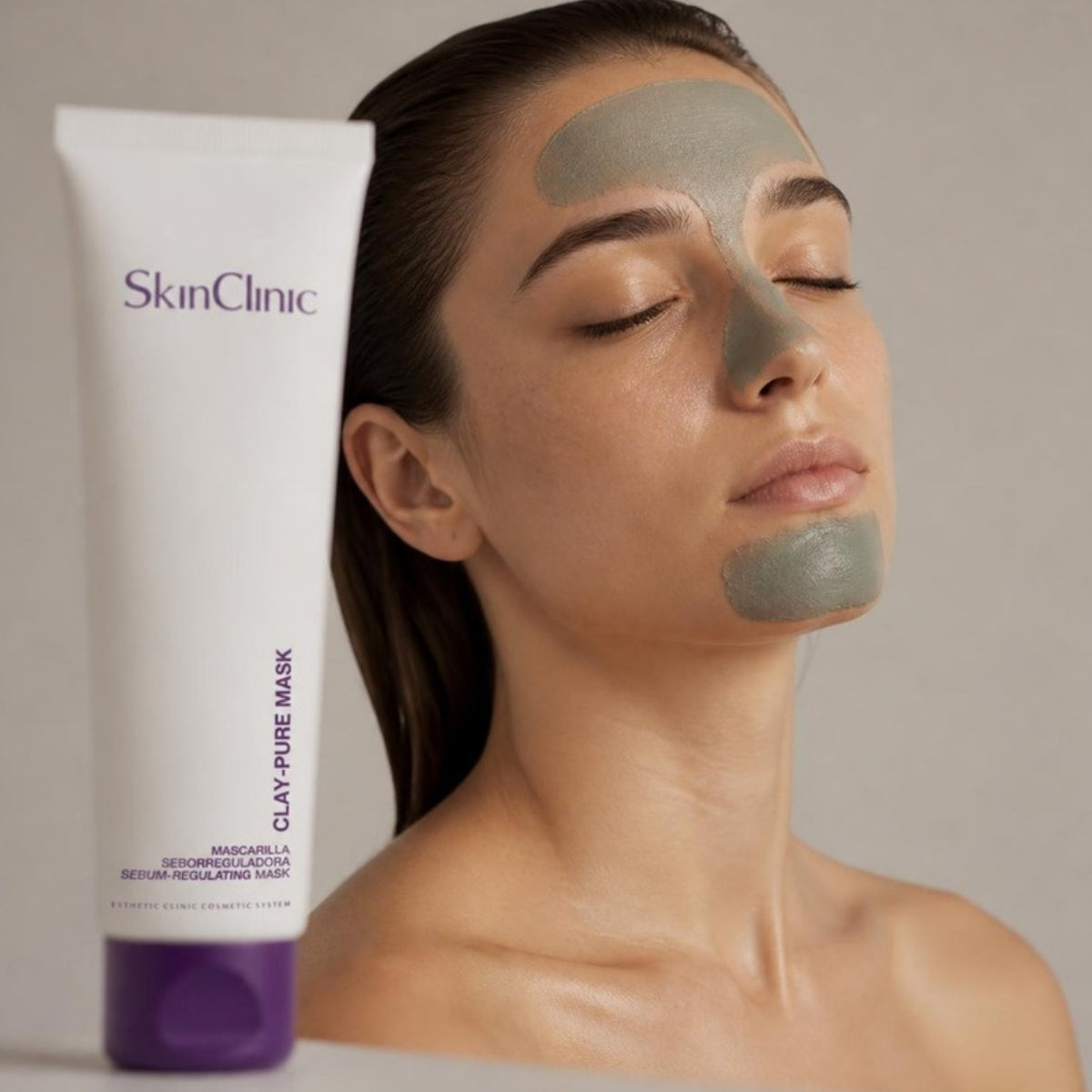 Modelo con Clay-Pure Mask aplicada